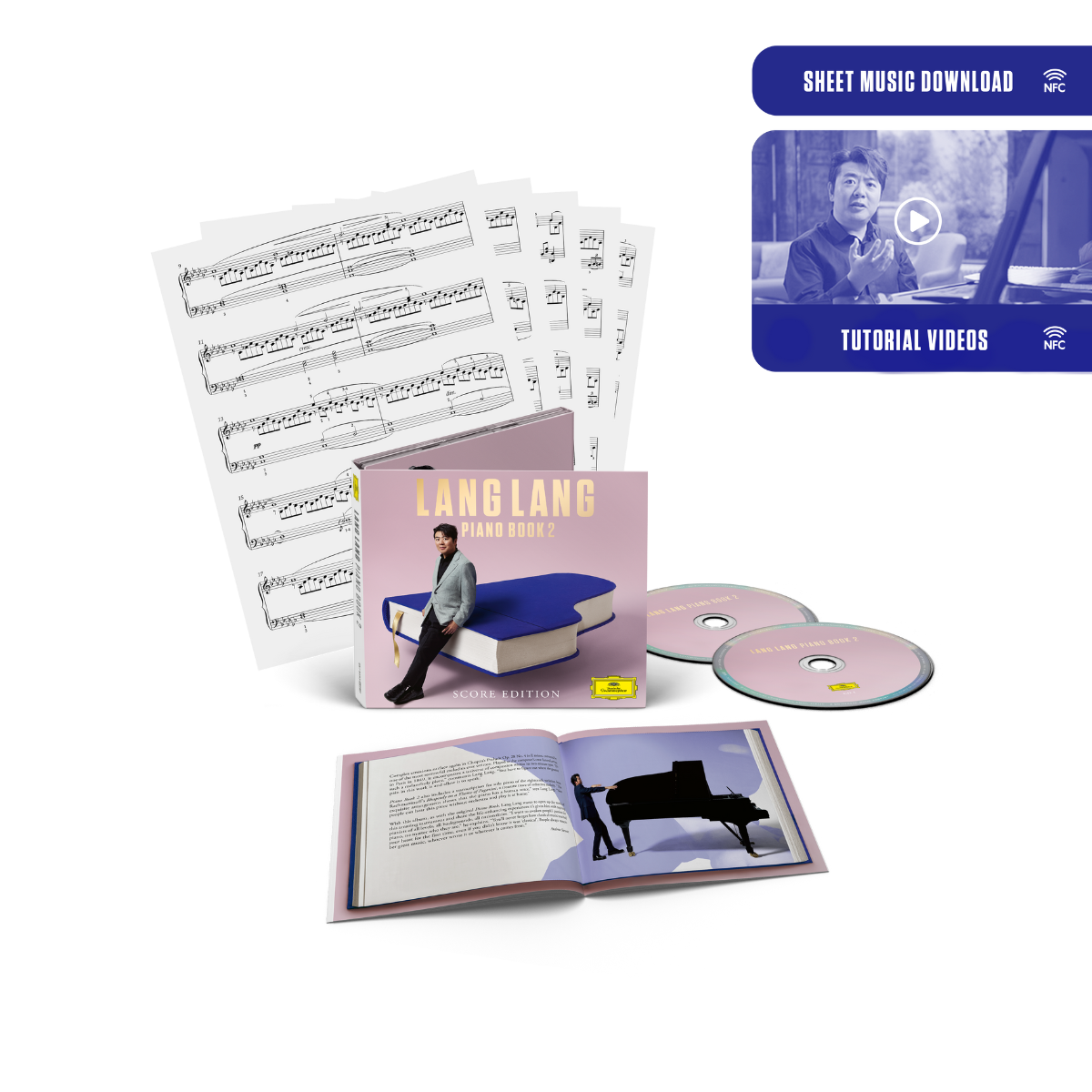 Lang Lang - Piano Book 2 - Score Edition / CD Set + NFC Chip